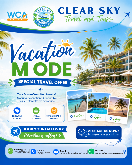 Promotional Vacation Mode Travel Showcase